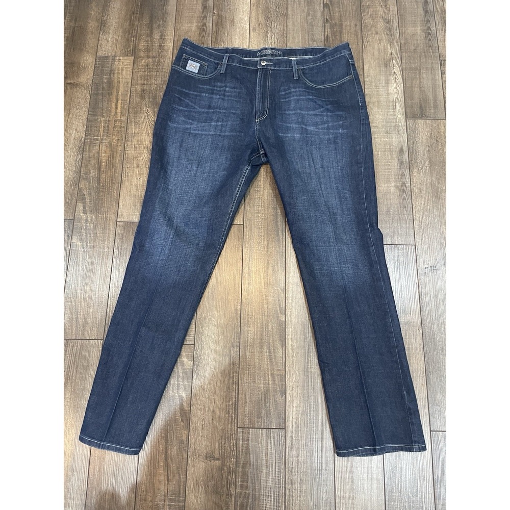 Cinch Jeans Mens 42 X 36 Silver Label Straight Leg MED Wash MB98034006 Western